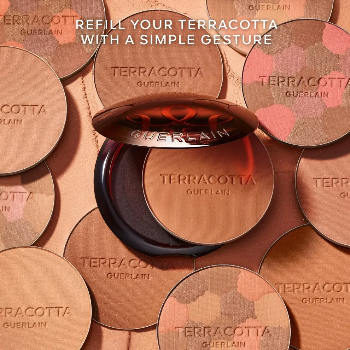 Guerlain Poudre De Soleil|Poudre>Terracotta Bronze Powder Light Refill