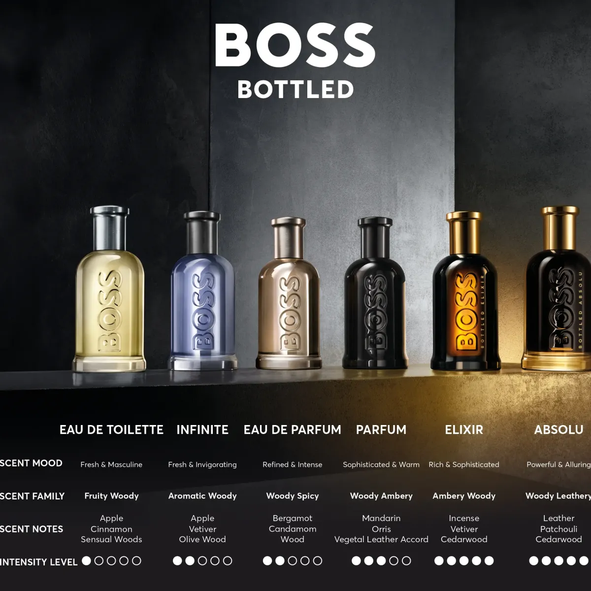 Hugo Boss Parfums Épicés>Boss Bottled Elixir